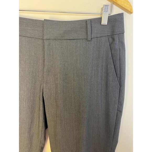 Banana Republic Bootcut Dress Pants Womens 8 Martin Fit Gray Stretch Wool Blend - Picture 3 of 7